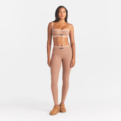 COTTON RIB LEGGING | SIENNA CONTRAST
