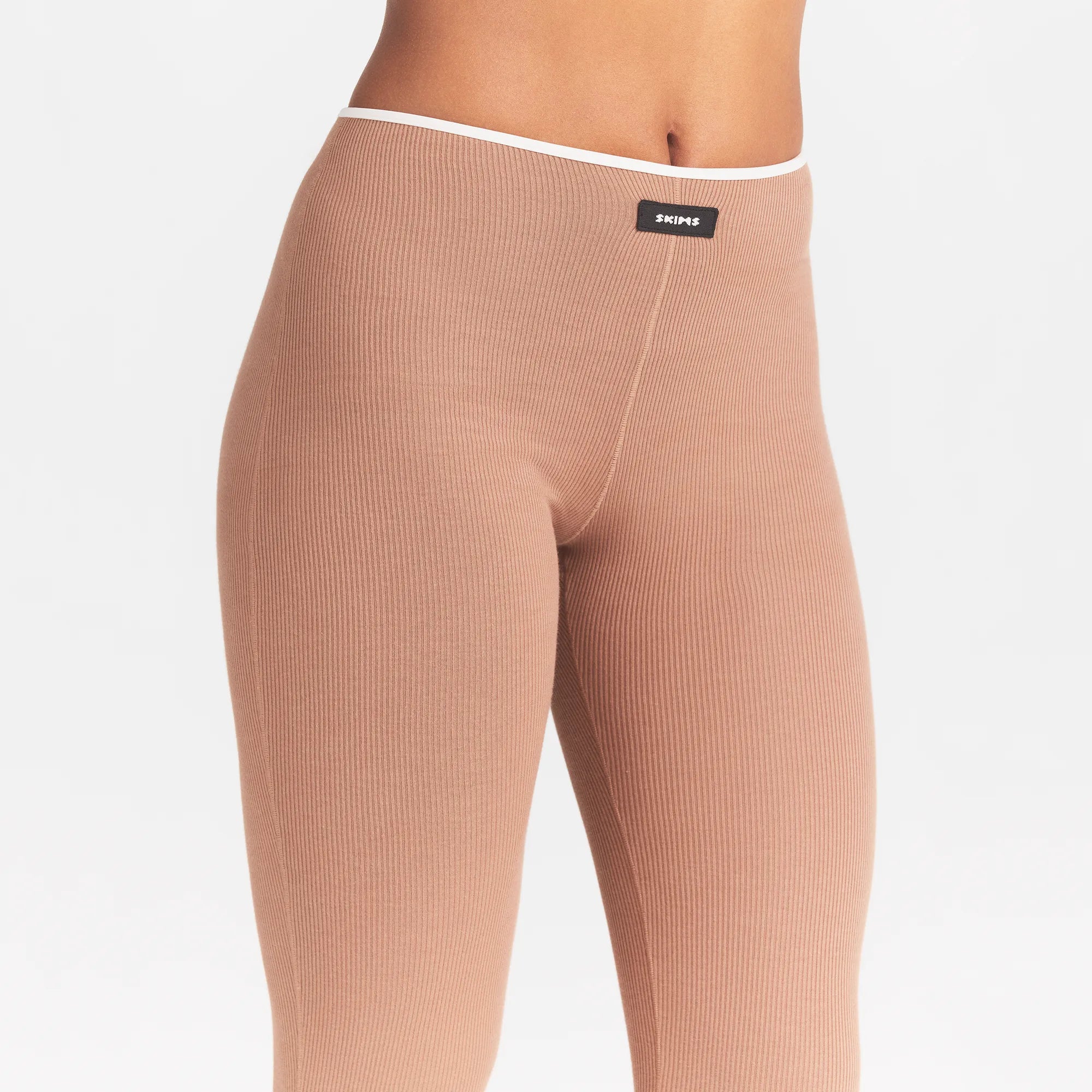 COTTON RIB LEGGING | SIENNA CONTRAST