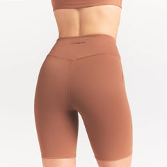 NikeSKIMS MATTE 7" BIKER SHORT | CAROB BROWN