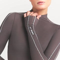 NikeSKIMS WEIGHTLESS LAYERS MOCK NECK LONG SLEEVE TOP | BOULDER