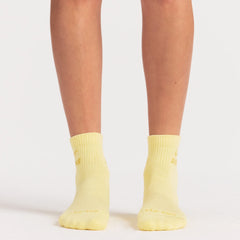 NikeSKIMS ACCESSORIES DRI-FIT™ QUARTER CREW SOCK 3-PACK | BICYCLE YELLOW MULTI