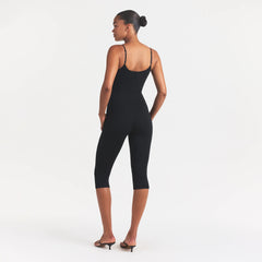 SMOOTH LOUNGE CAPRI CATSUIT | OBSIDIAN