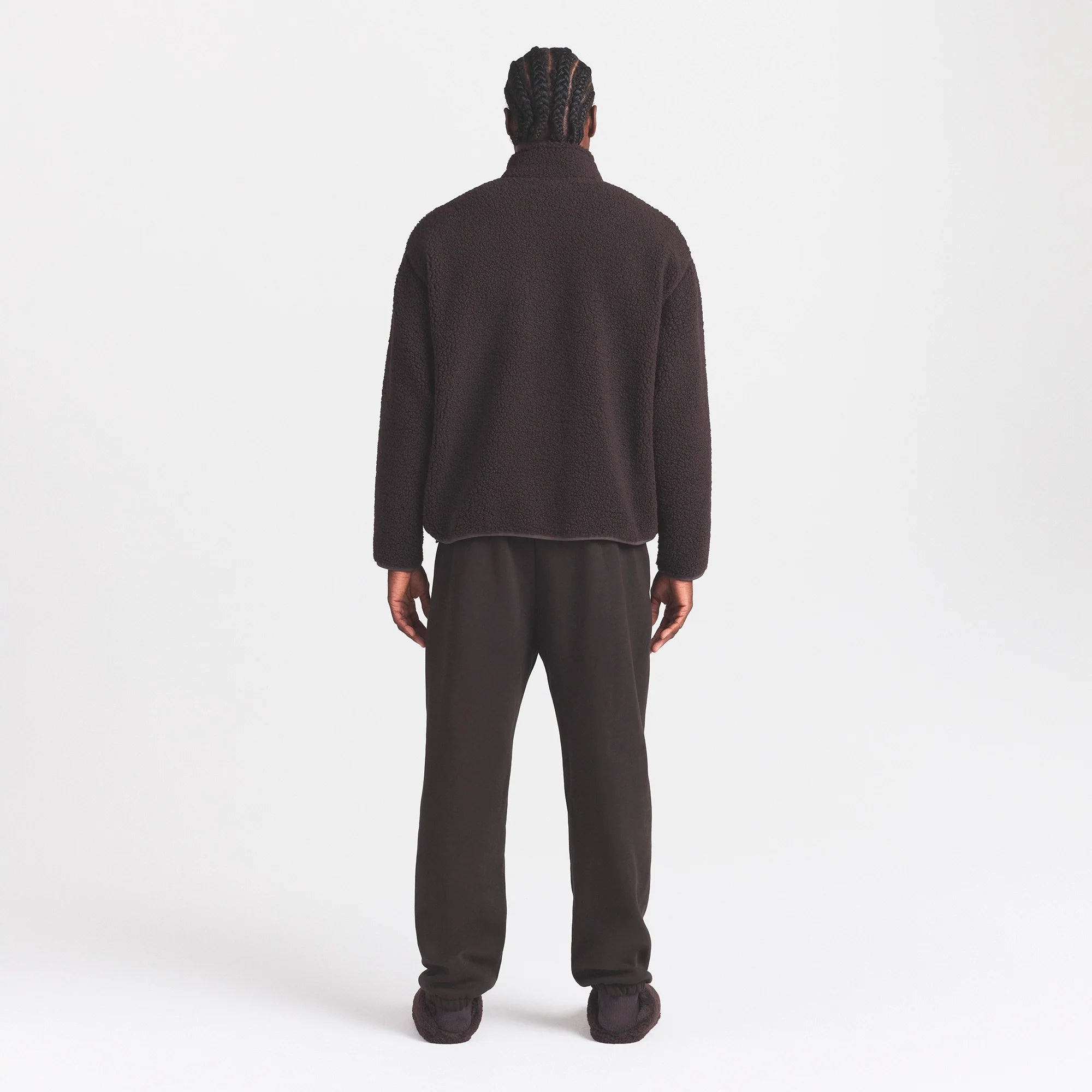 SHERPA MENS QUARTER ZIP | DARK ROAST