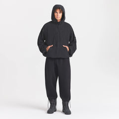 WOVEN MENS ANORAK JACKET | ONYX