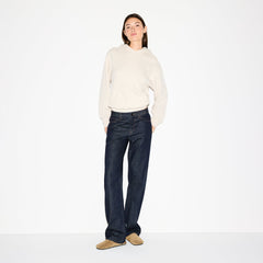 COTTON FLEECE HOODIE | OATMEAL HEATHER