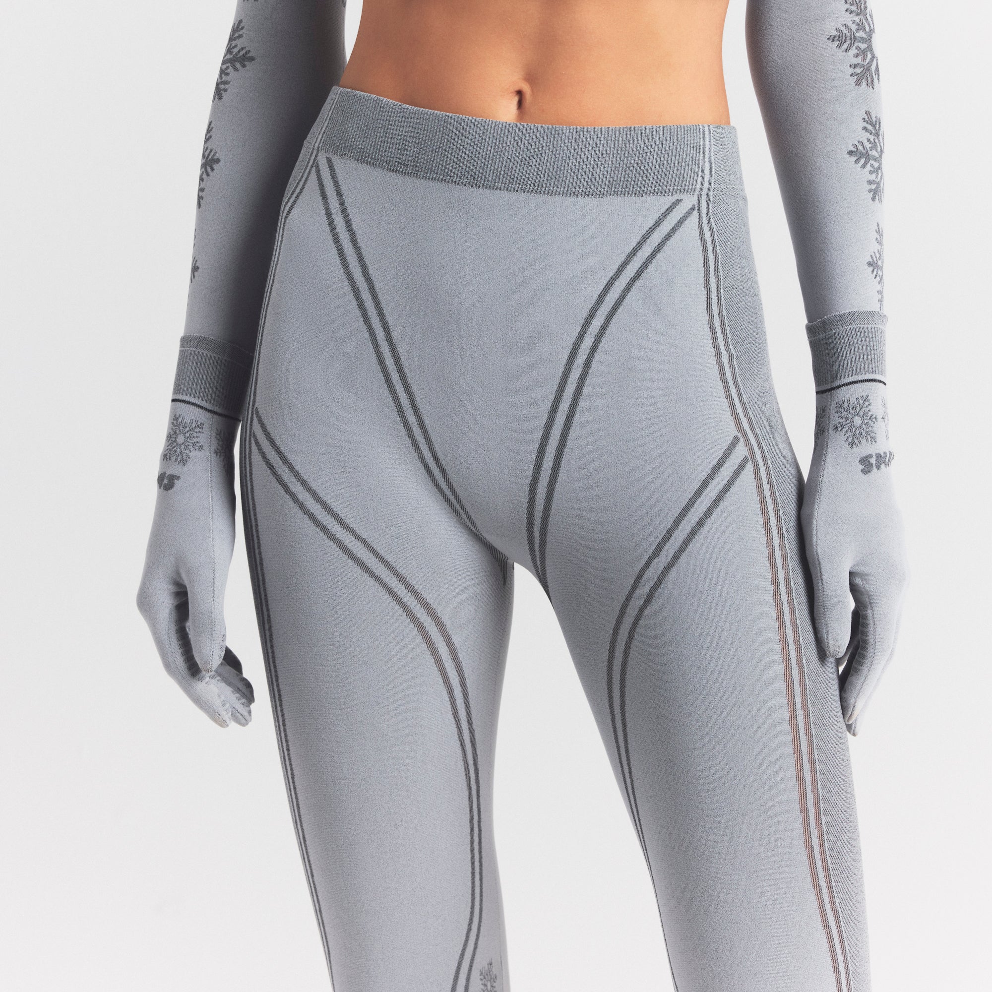 SKIMS FIRST LAYERS LEGGING | MIRROR WINTER FAIRISLE