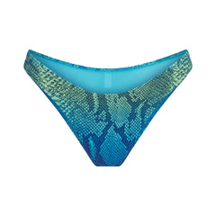 SIGNATURE SWIM TANGA BIKINI BOTTOM | AQUA OMBRE SNAKE