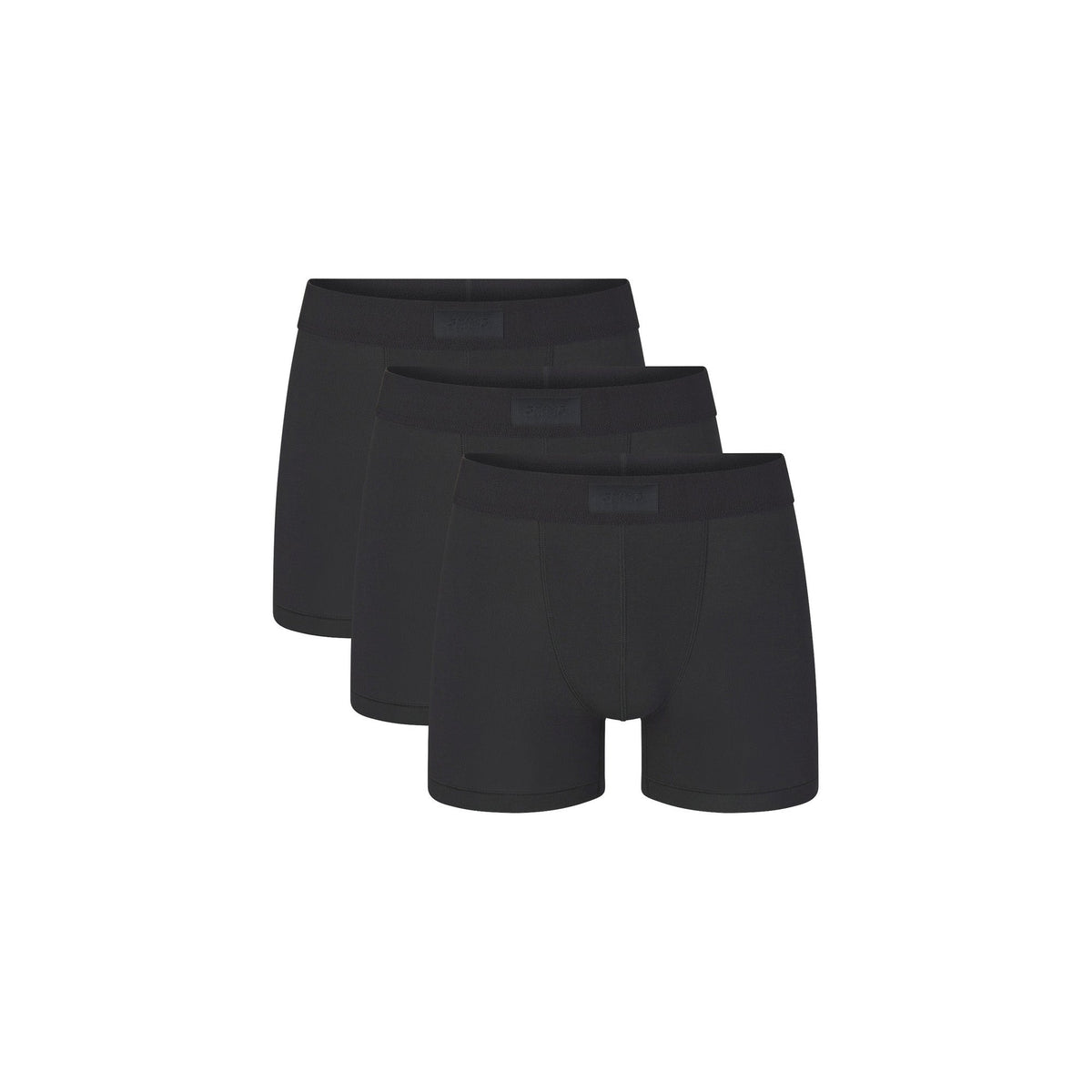 SKIMS COTTON MENS 3" BOXER BRIEF 3-PACK | ONYX