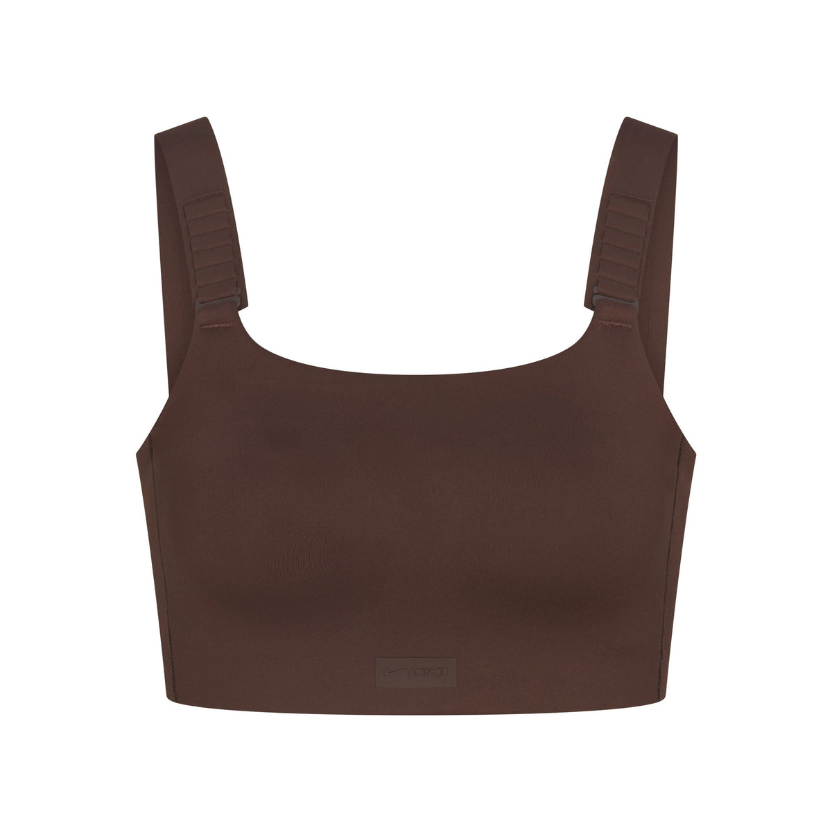 NikeSKIMS MATTE WIDE STRAP BRA | DARK SEPIA