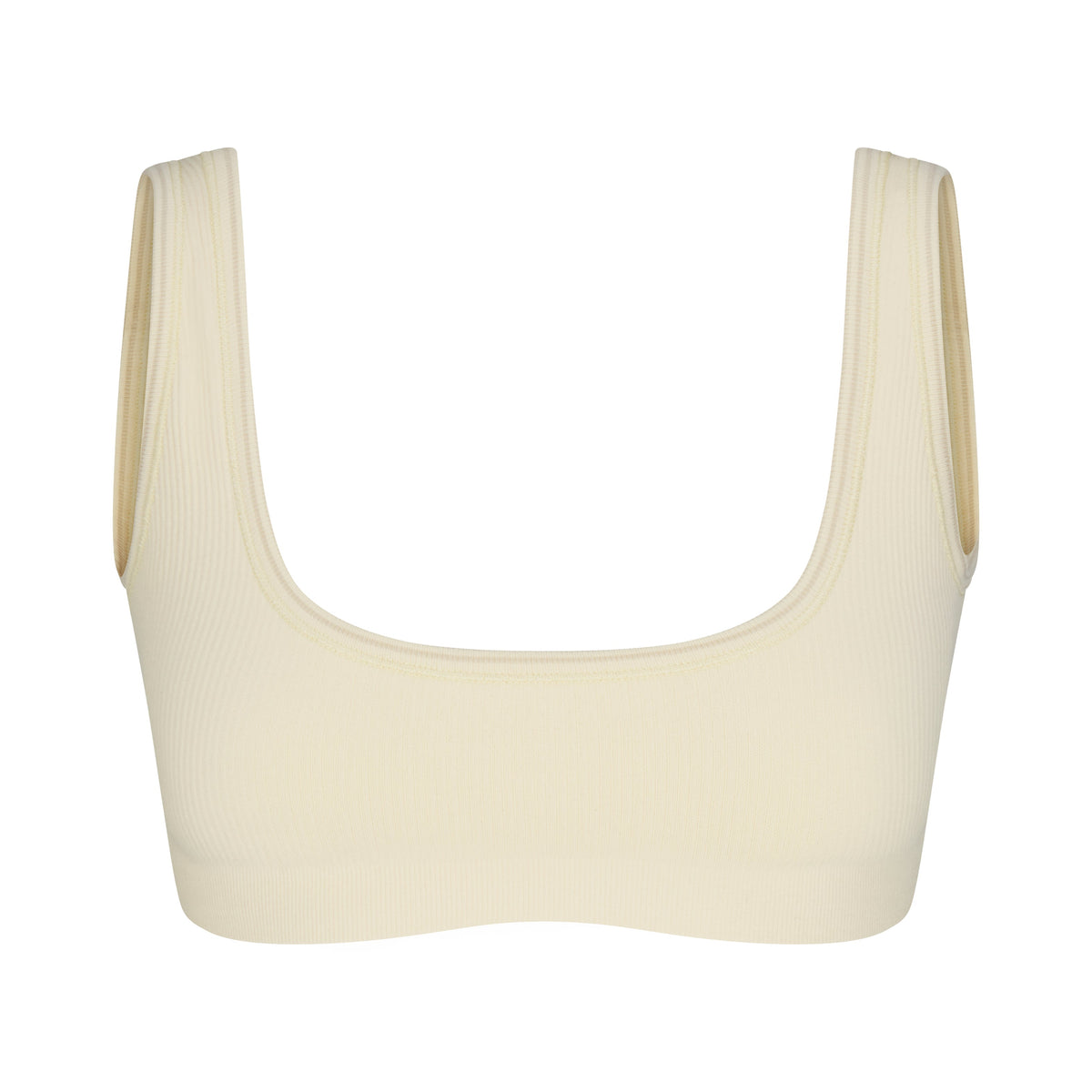 NikeSKIMS RIBBED SEAMLESS MICRO SCOOP BRA | LEMON DROP