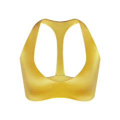 NikeSKIMS SATIN SHINE PLUNGE T-BACK BRA | CITRINE