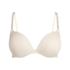 SKIMS ULTIMATE NIPPLE WIRELESS PUSH-UP BRA | ECRU