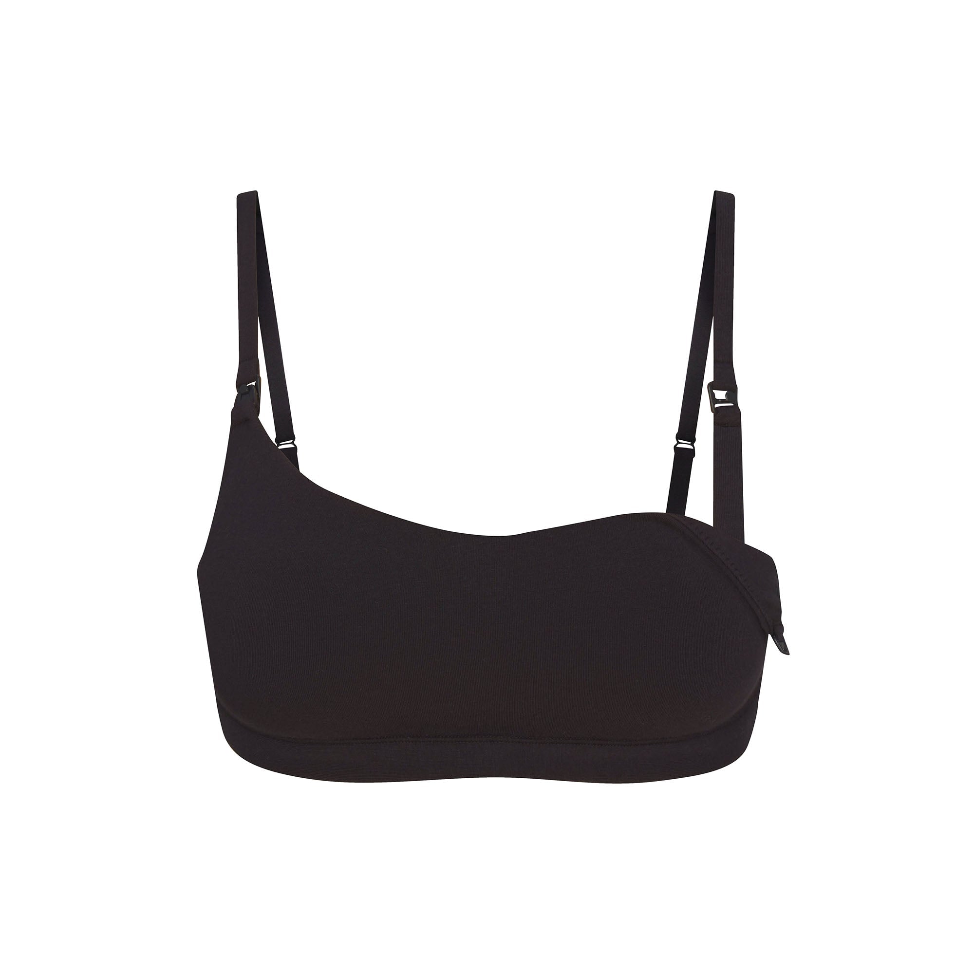 COTTON JERSEY MATERNITY NURSING SCOOP BRALETTE | SOOT