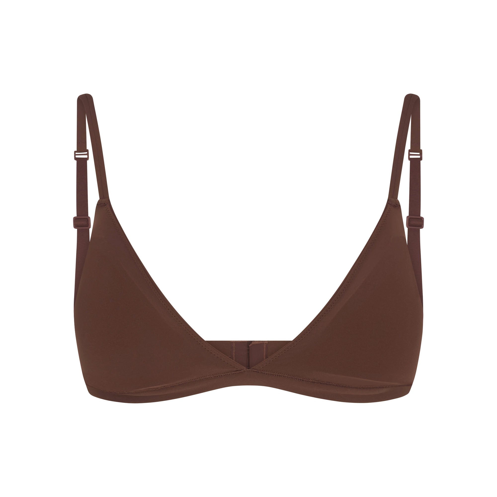 FITS EVERYBODY SUPER PADDED TRIANGLE BRALETTE | COCOA