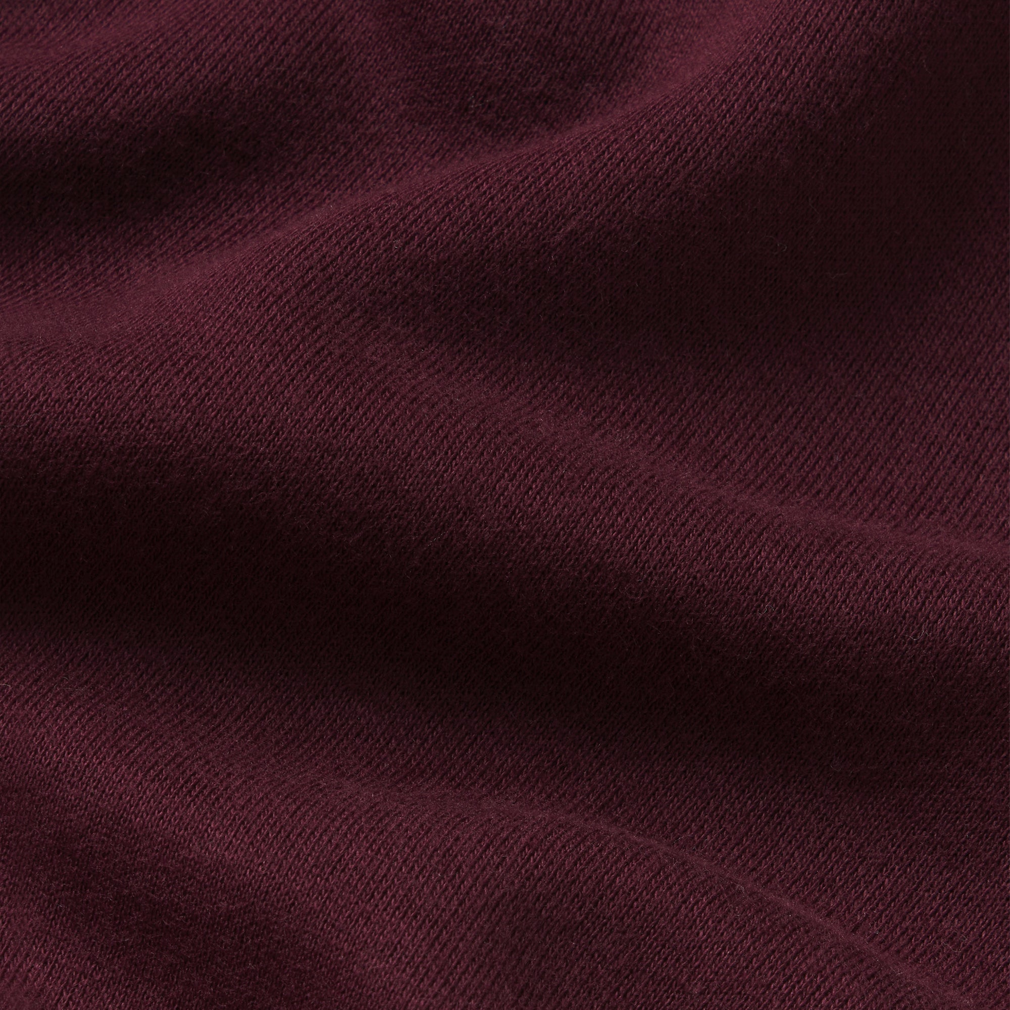 COTTON FLEECE STRAIGHT LEG PANT | CURRANT