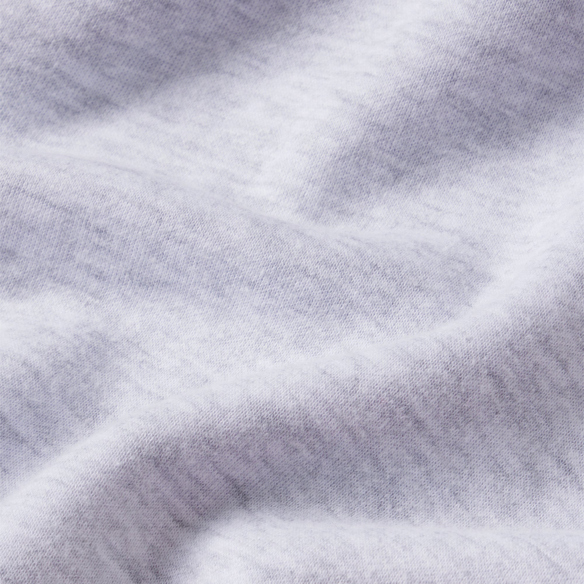 COTTON FLEECE ZIP UP HOODIE | LIGHT HEATHER GREY ARCHED SKIMS PLAID