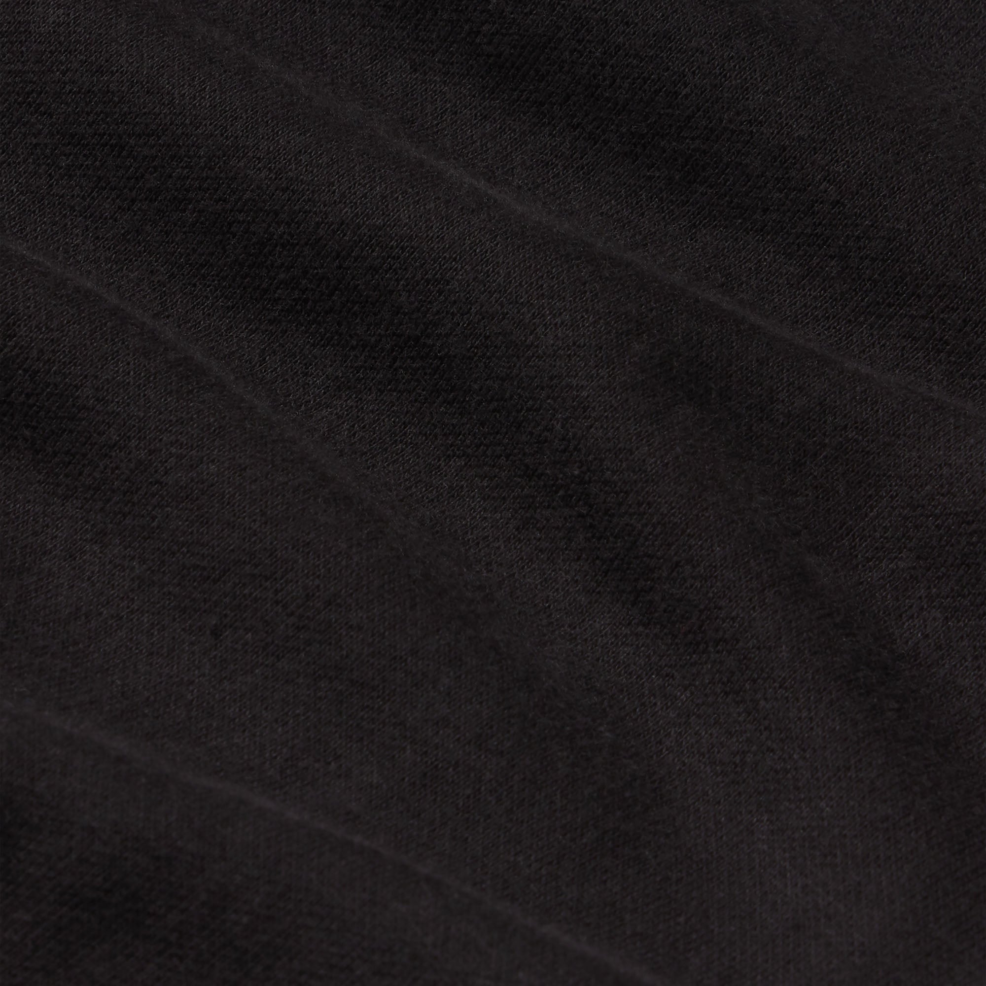 COTTON FLEECE STRAIGHT LEG PANT | ONYX SNOW ARCHED SKIMS LOGO