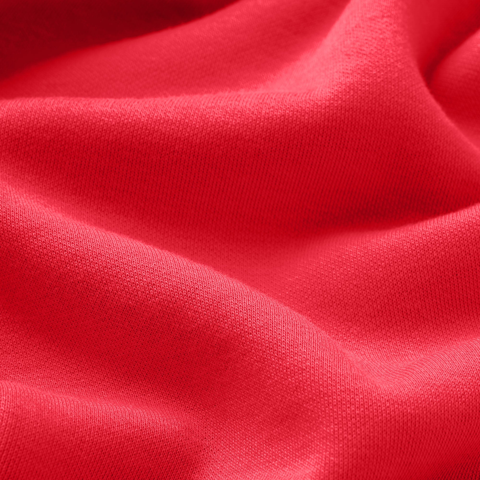 COTTON FLEECE CREWNECK | WASHED RED