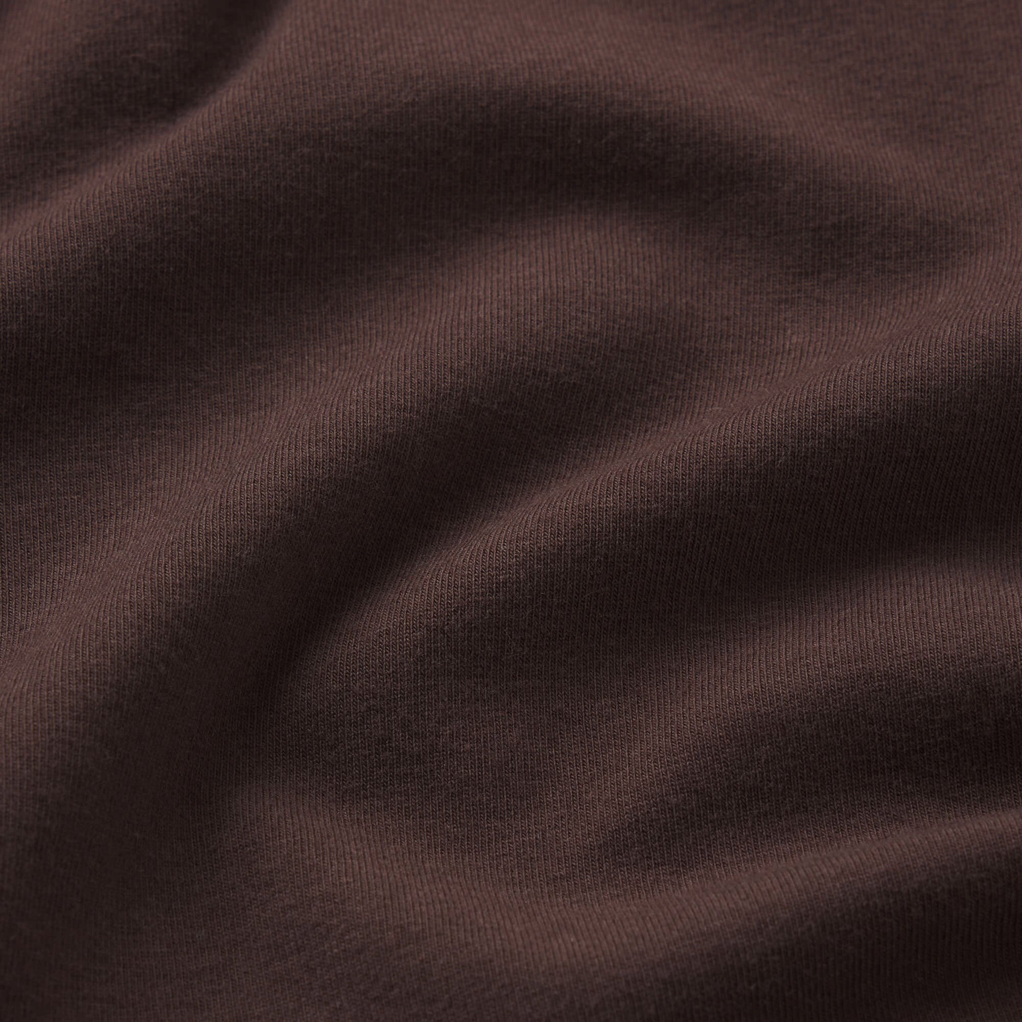 COTTON JERSEY T-SHIRT | ESPRESSO