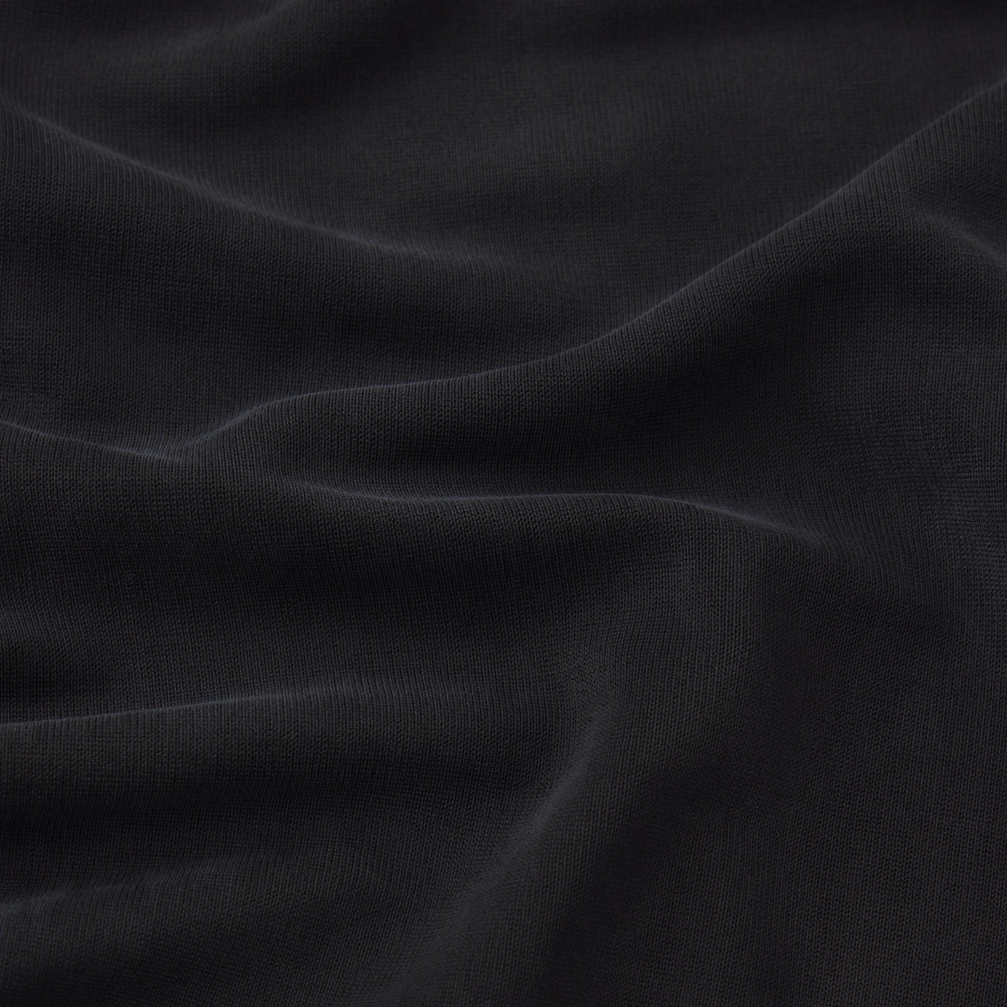 CUPRO JERSEY ASYMMETRICAL TOP | OBSIDIAN