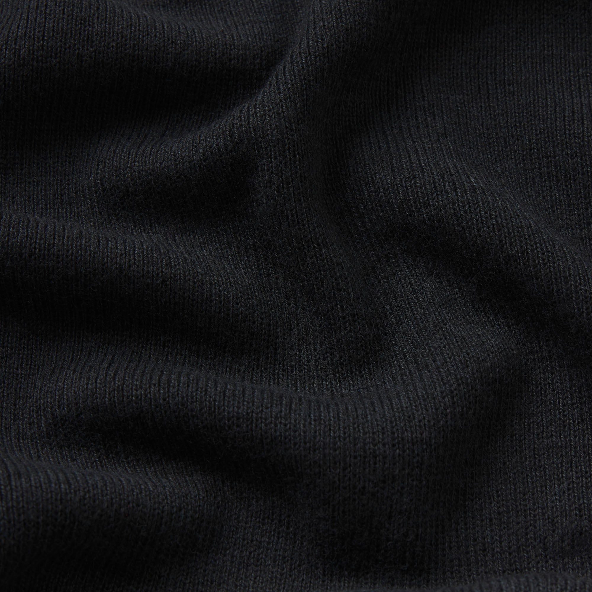 ESSENTIAL KNIT WRAP SWEATER | ONYX