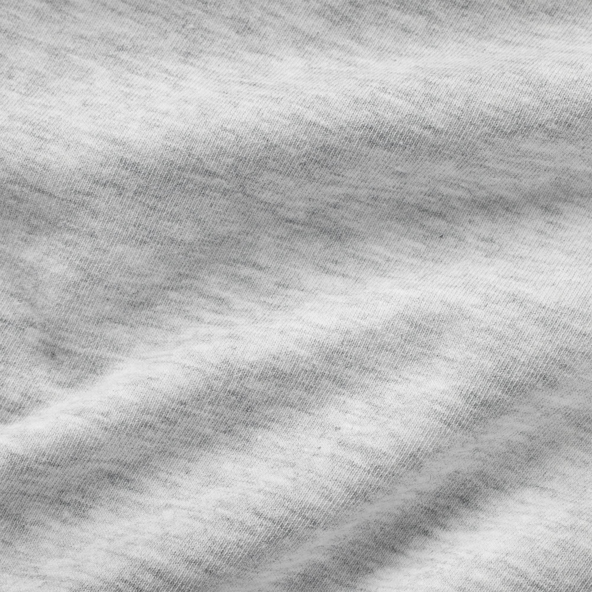COTTON JERSEY T-SHIRT | LIGHT HEATHER GREY