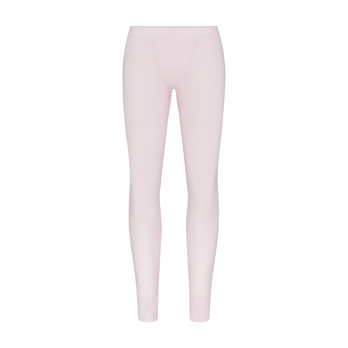 COTTON RIB MID RISE LEGGING | CHERRY BLOSSOM