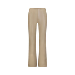 FAUX LEATHER PANT | LATTE