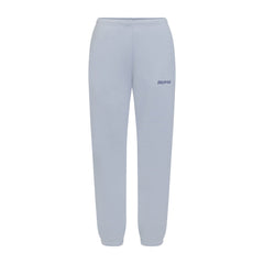 COTTON FLEECE JOGGER WITH EMBOSSED LOGO | FOG