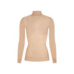 LUDOVIC DE SAINT SERNIN X SKIMS MILKY SHEER MOCK NECK LONG SLEEVE TOP | SIENNA