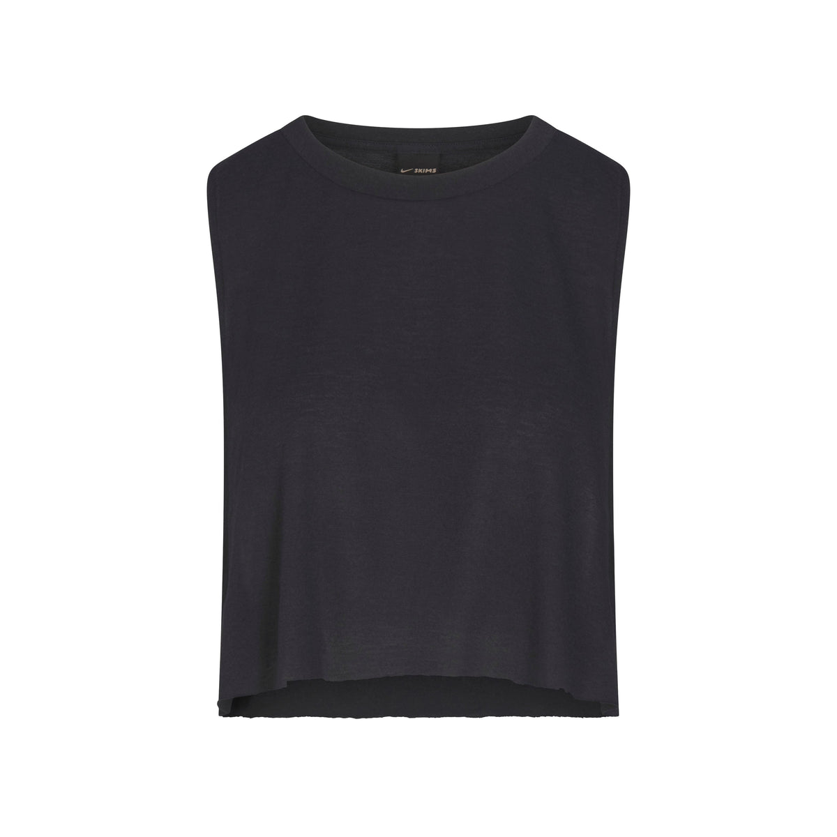 NikeSKIMS PERFORMANCE COTTON BLEND CROP TANK | OBSIDIAN