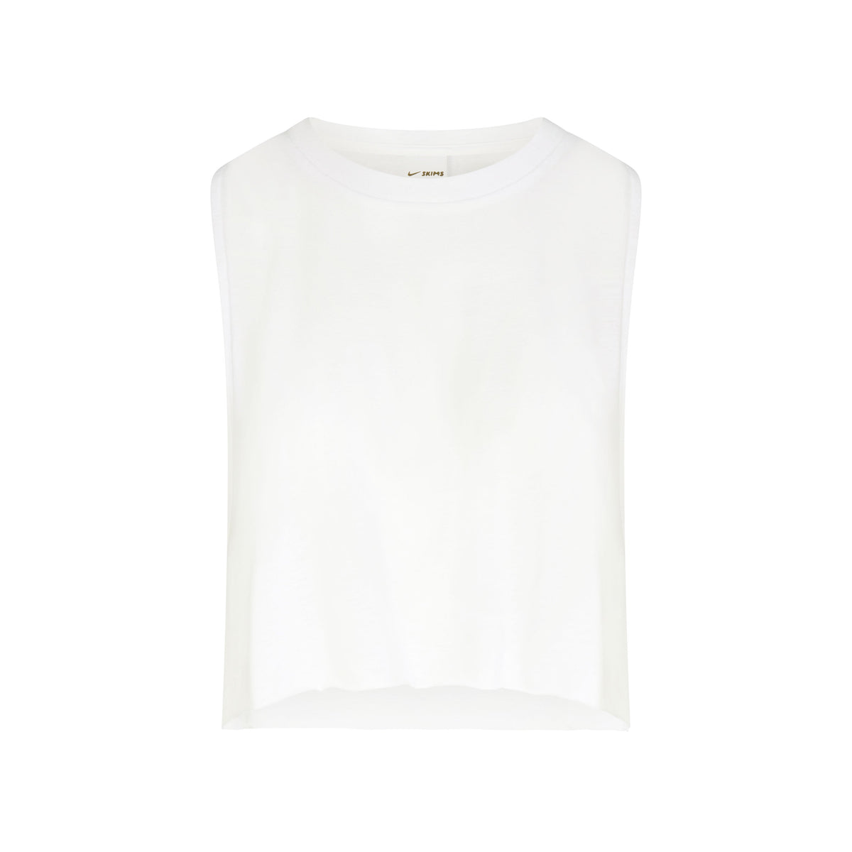 NikeSKIMS PERFORMANCE COTTON BLEND CROP TANK | SNOW