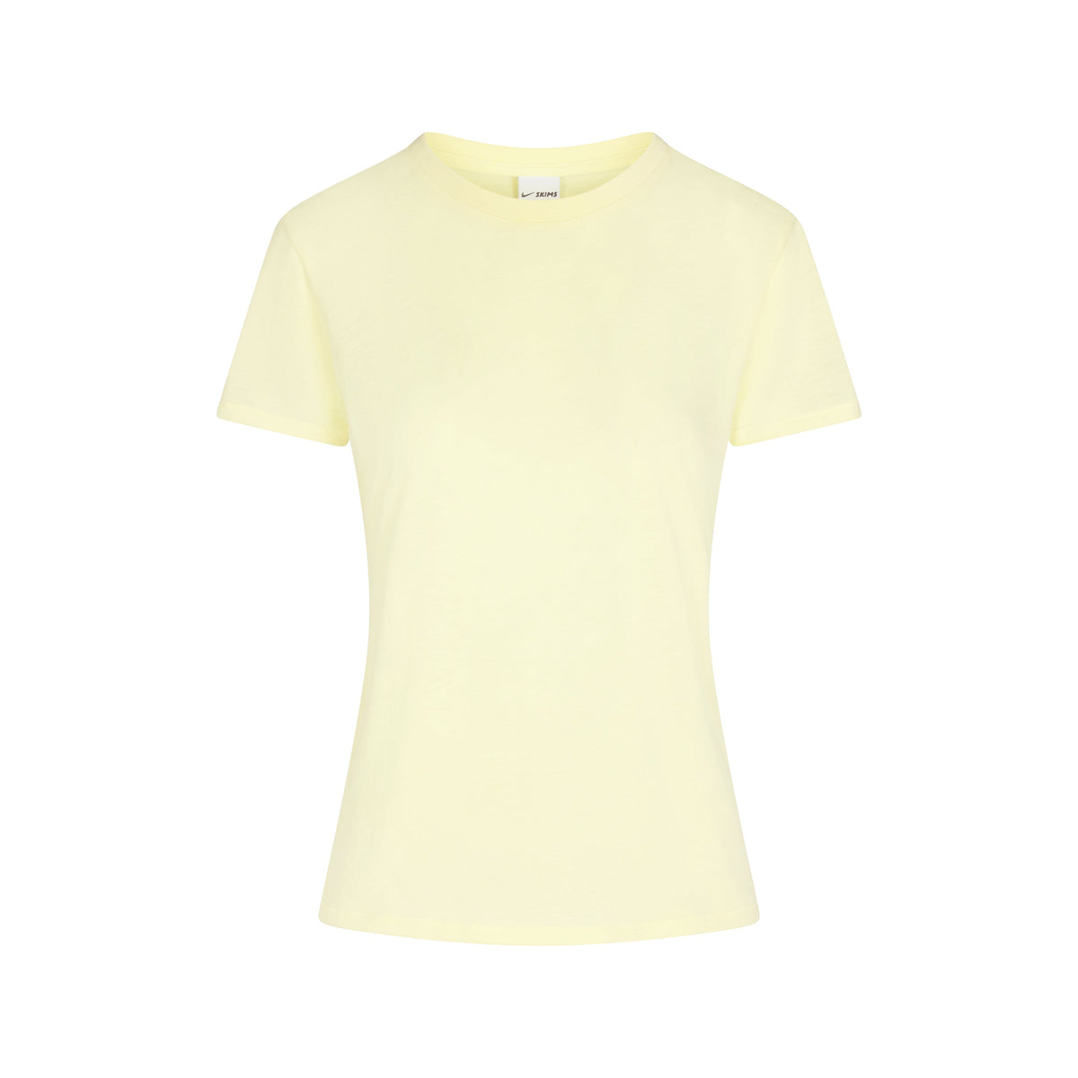 NikeSKIMS PERFORMANCE COTTON BLEND SHORT SLEEVE TOP | BICYCLE YELLOW