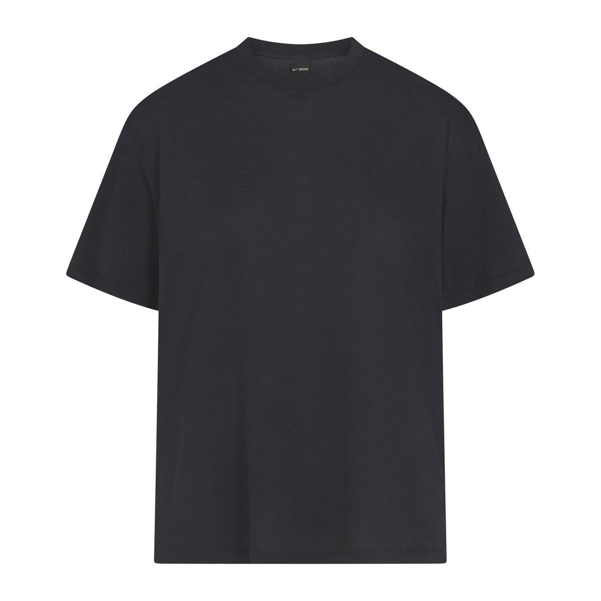 NikeSKIMS PERFORMANCE COTTON BLEND OVERSIZED SHORT SLEEVE TOP | OBSIDIAN