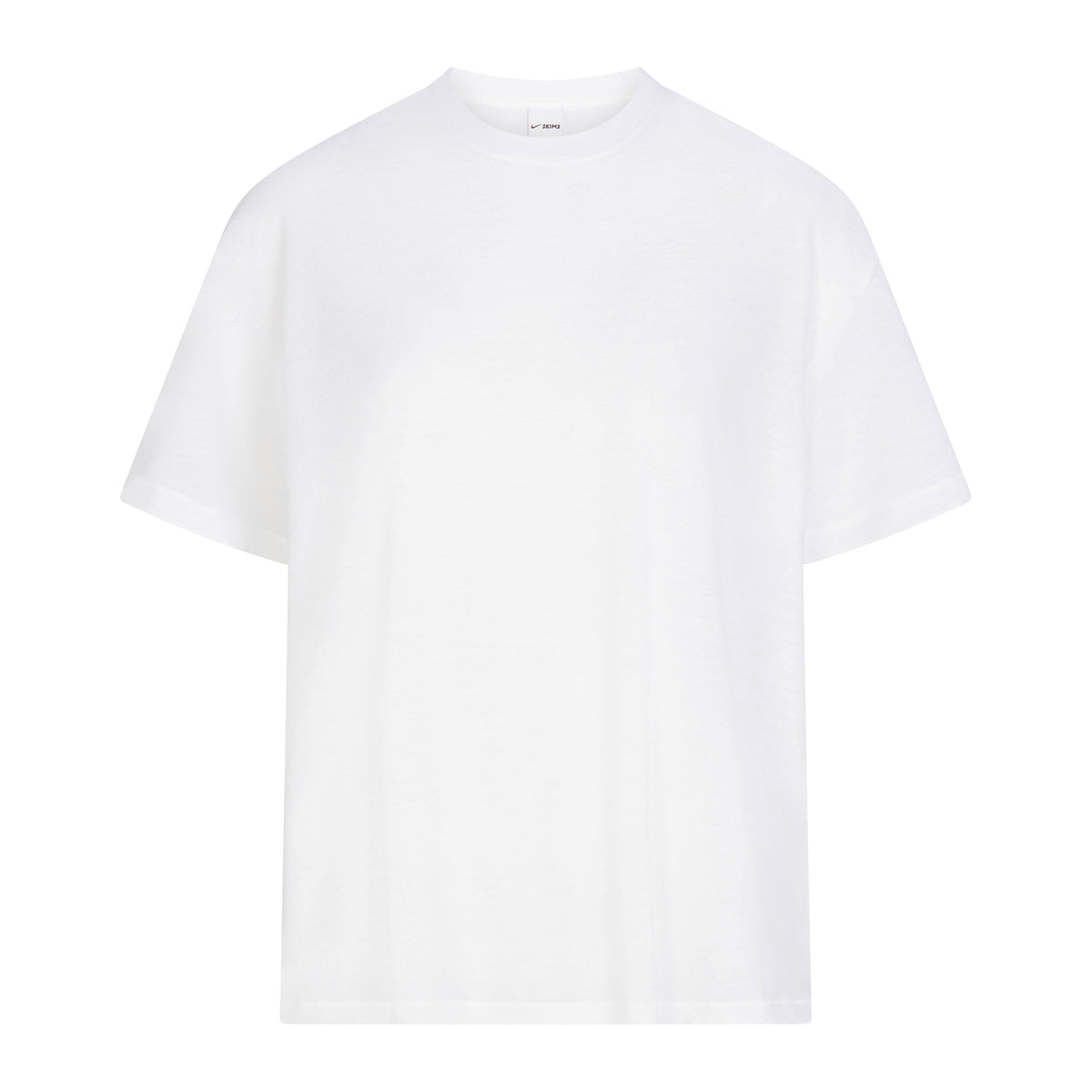 NikeSKIMS PERFORMANCE COTTON BLEND OVERSIZED SHORT SLEEVE TOP | SNOW