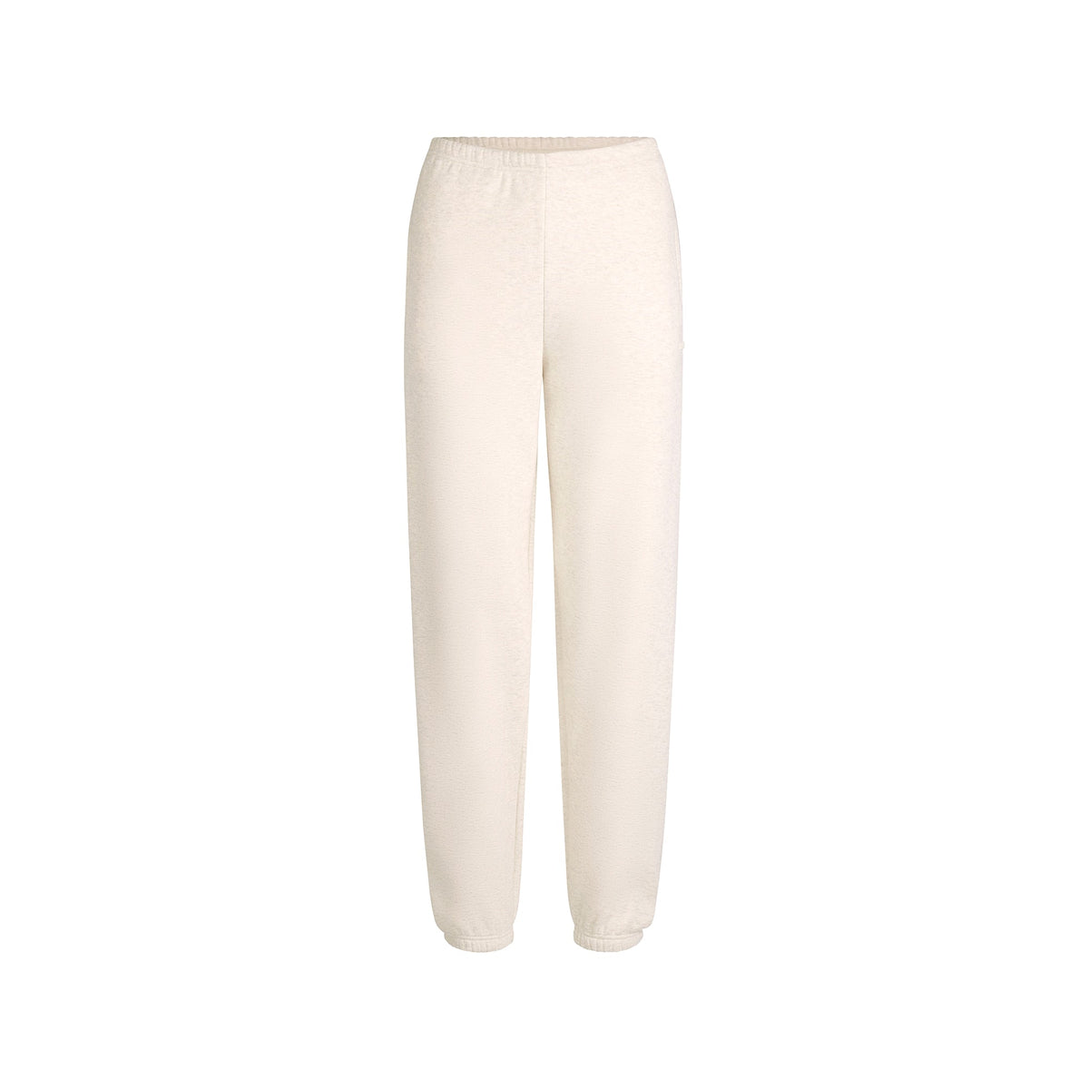 COTTON FLEECE JOGGER | OATMEAL HEATHER