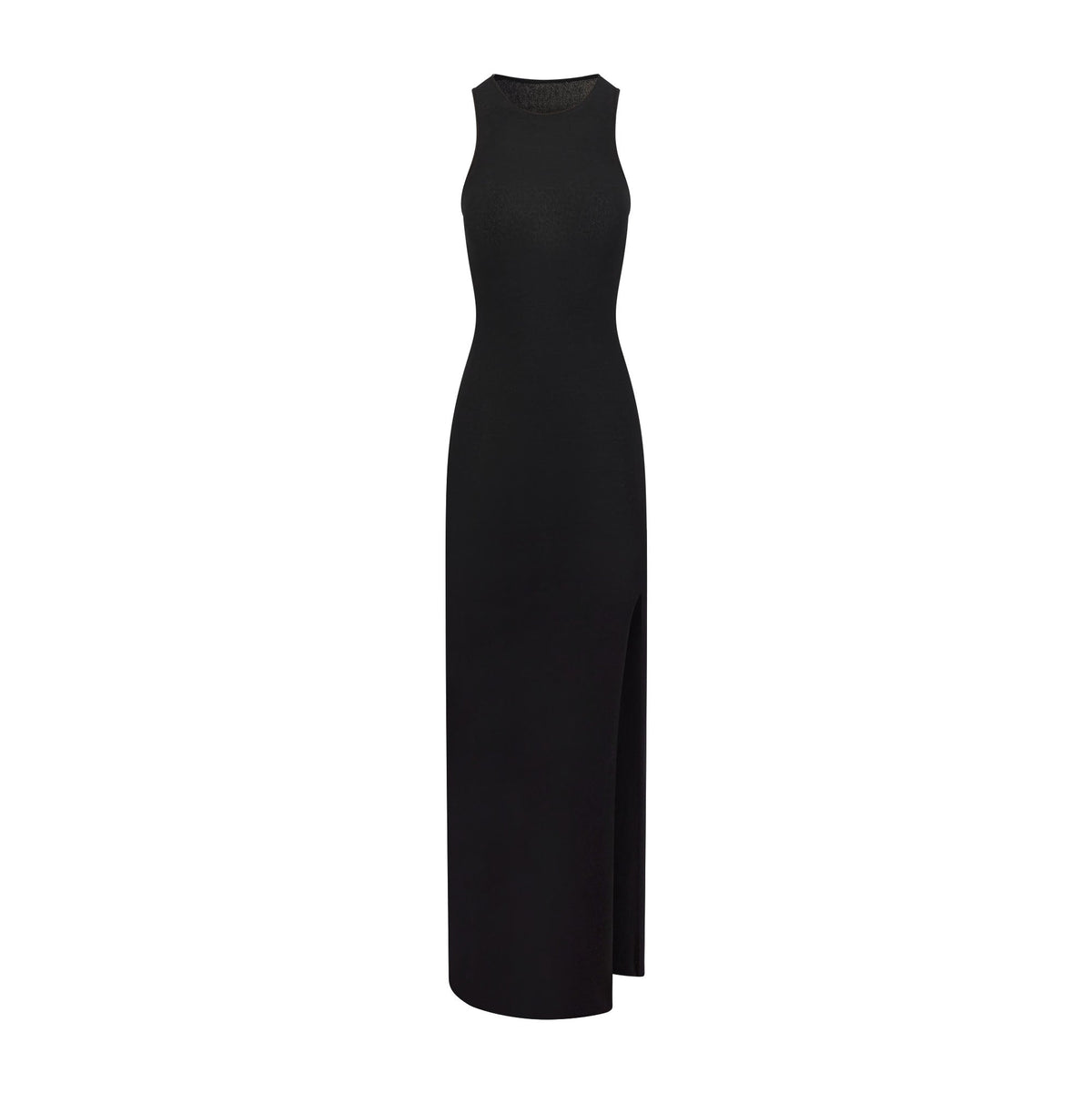 AIRY CASHMERE LONG DRESS | ONYX