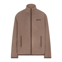 OUTDOOR FLEECE MOCK NECK ZIP UP JACKET | AMETHYST