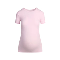 COTTON JERSEY MATERNITY T-SHIRT | CHERRY BLOSSOM