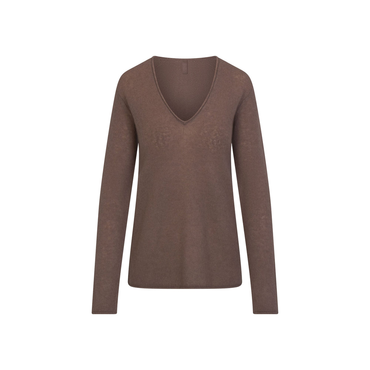 AIRY CASHMERE V-NECK PULLOVER | AMETHYST