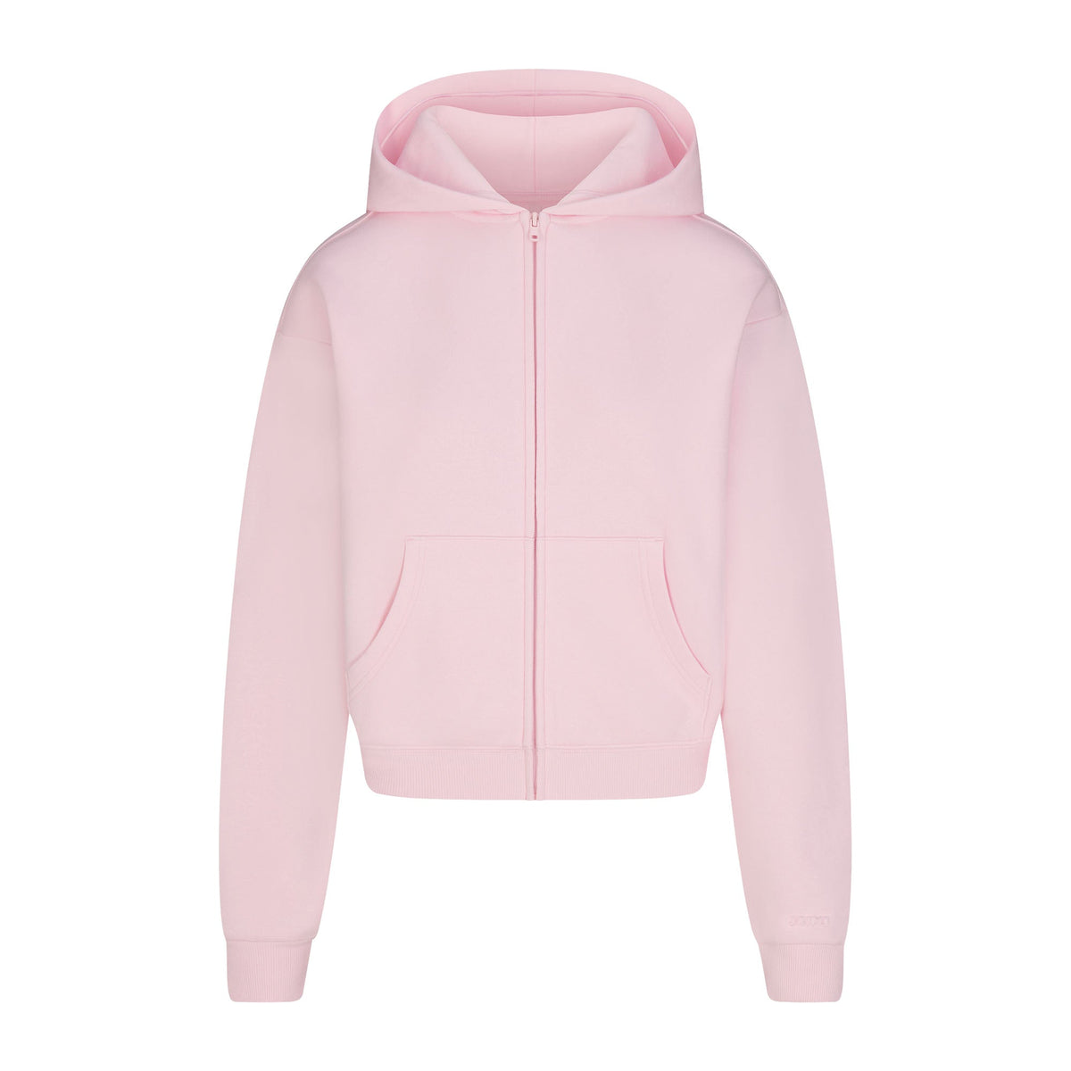 COTTON FLEECE ZIP UP HOODIE | CHERRY BLOSSOM
