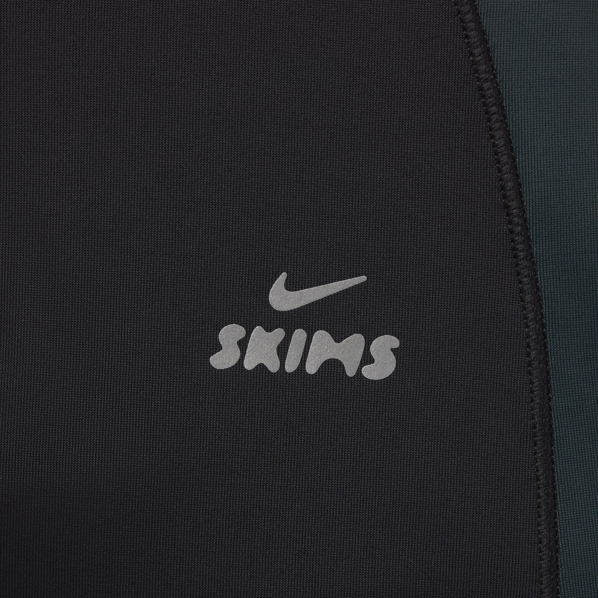 NikeSKIMS SHINE ZIP FRONT LONG ONE PIECE | OBSIDIAN/ DARK TEAL