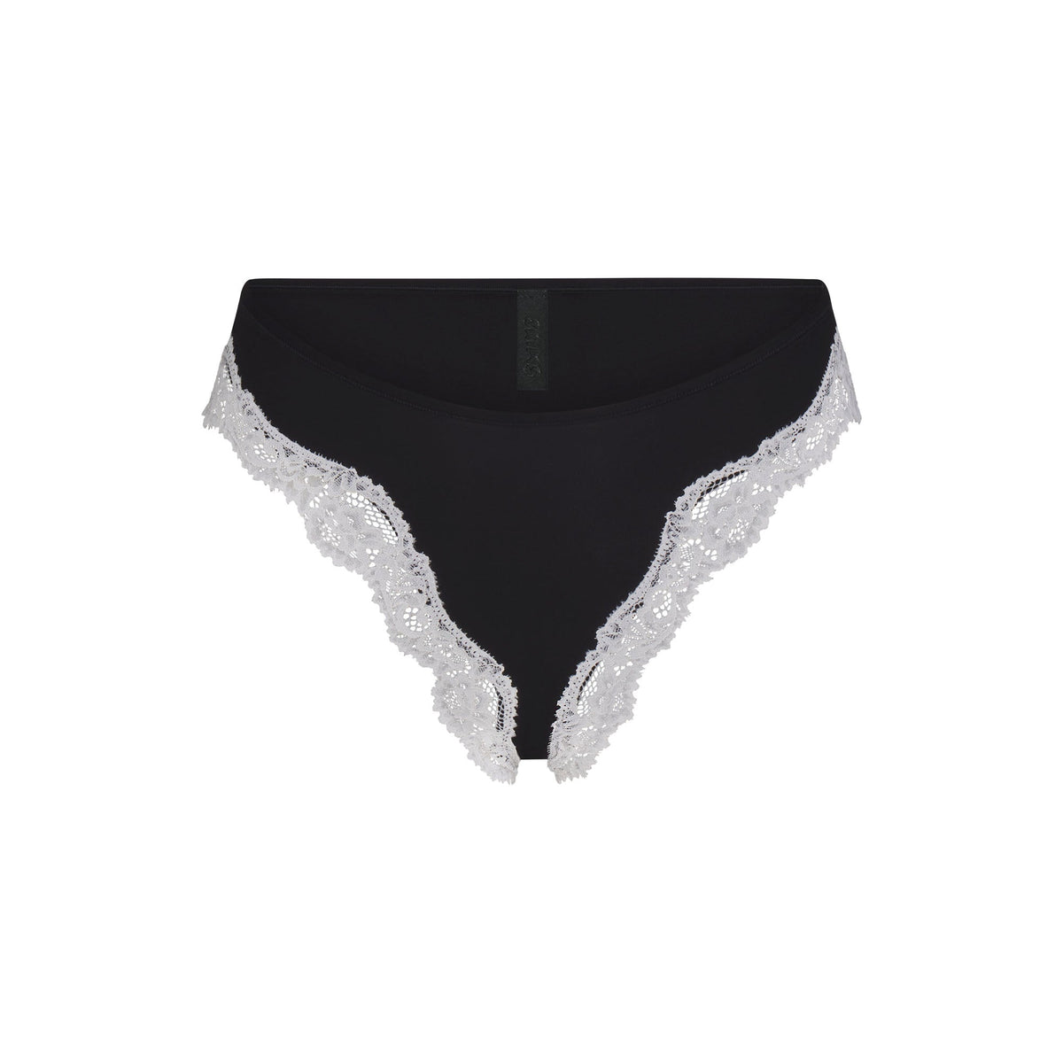 FITS EVERYBODY LACE TANGA | OBSIDIAN CONTRAST