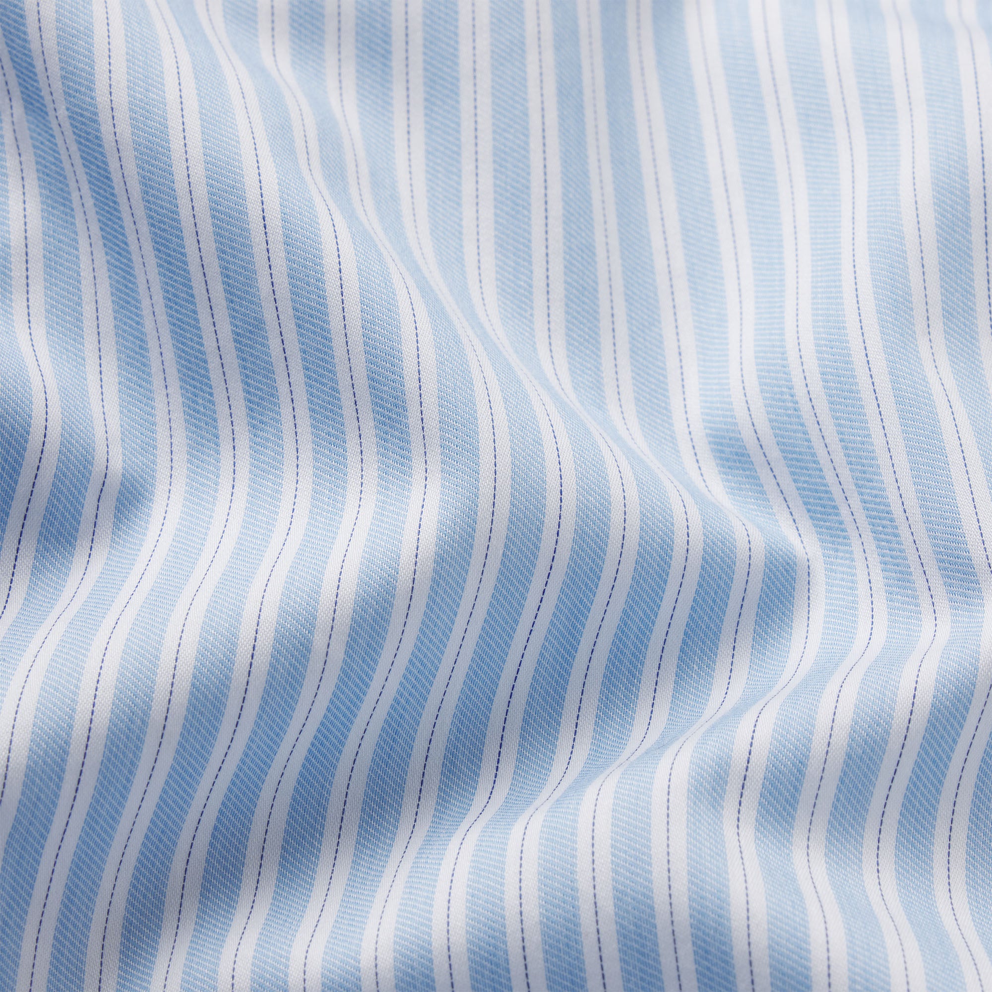 COTTON POPLIN SLEEP CROPPED BUTTON UP AND BLOOMER SET | MARINA MESH STRIPE