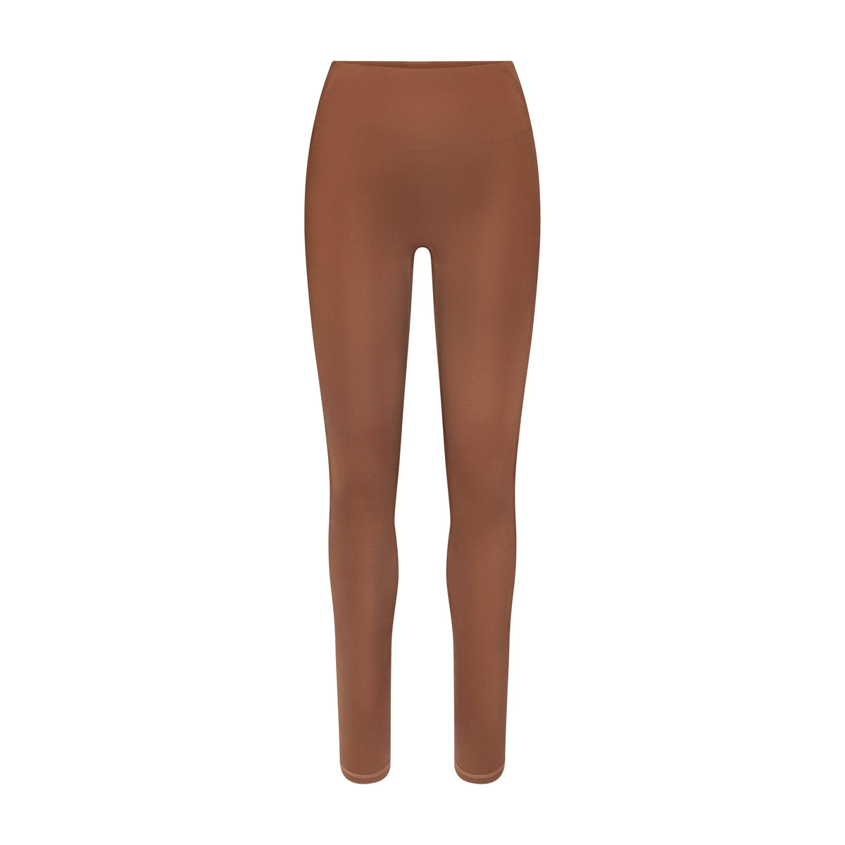 NikeSKIMS SATIN SHINE BONDED WAIST 29" LEGGING | CAROB BROWN