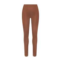 NikeSKIMS SATIN SHINE BONDED WAIST 29" LEGGING | CAROB BROWN