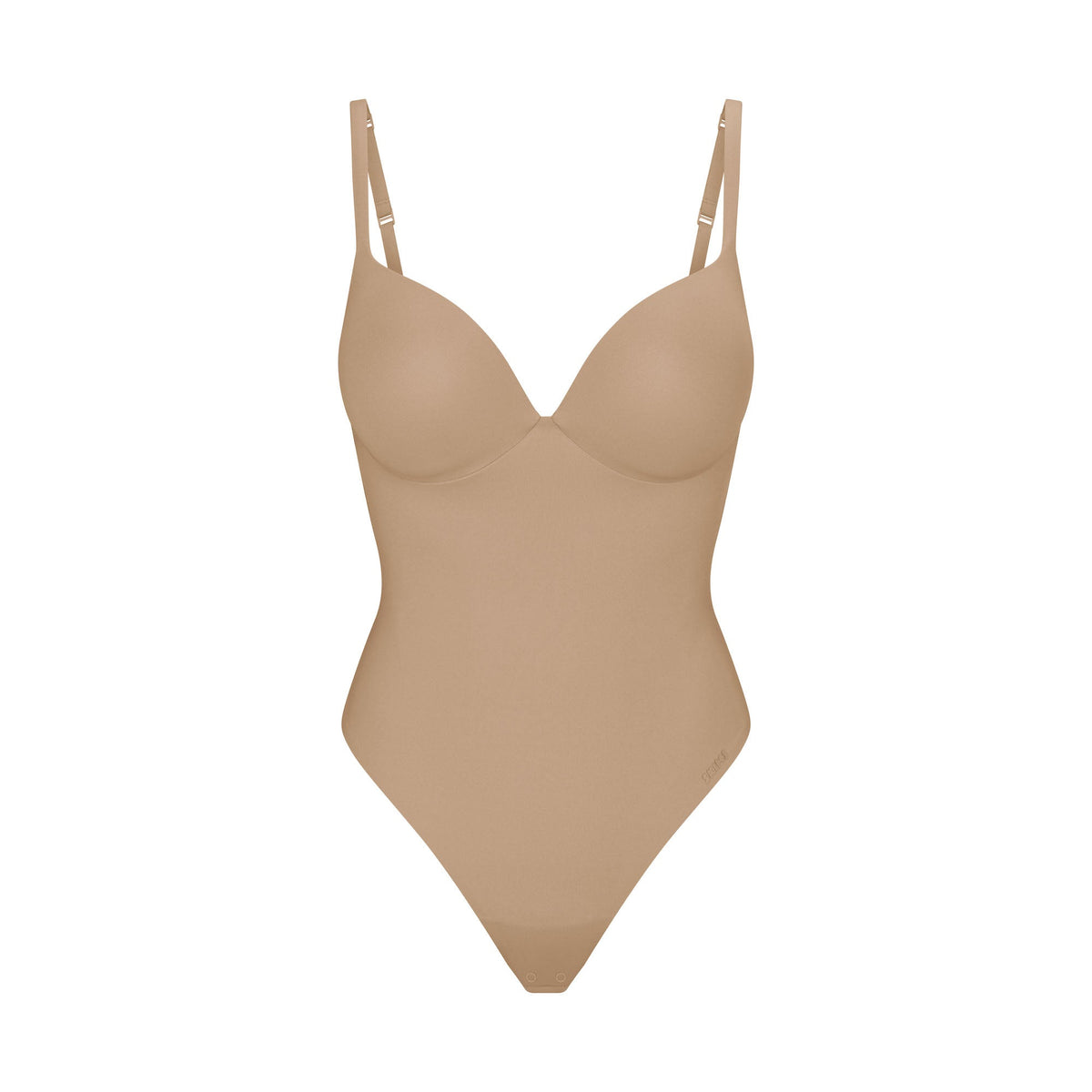 SKIMS ULTIMATE BODY PUSH-UP THONG BODYSUIT | CLAY