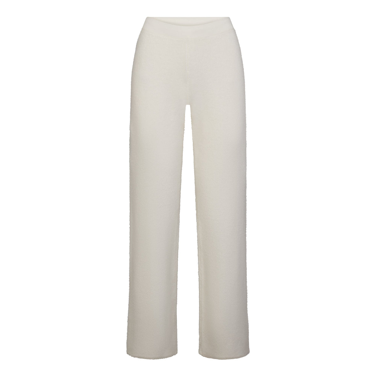 TEXTURED KNIT SHERPA PANT | IVORY