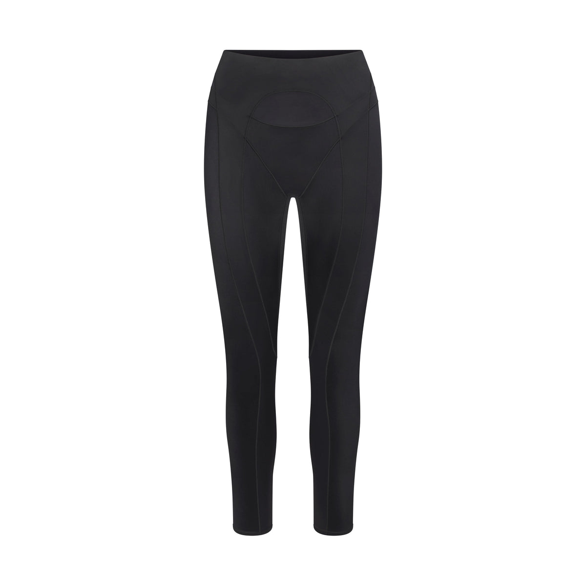 NikeSKIMS SATIN SHINE PANELED 26” LEGGING | OBSIDIAN