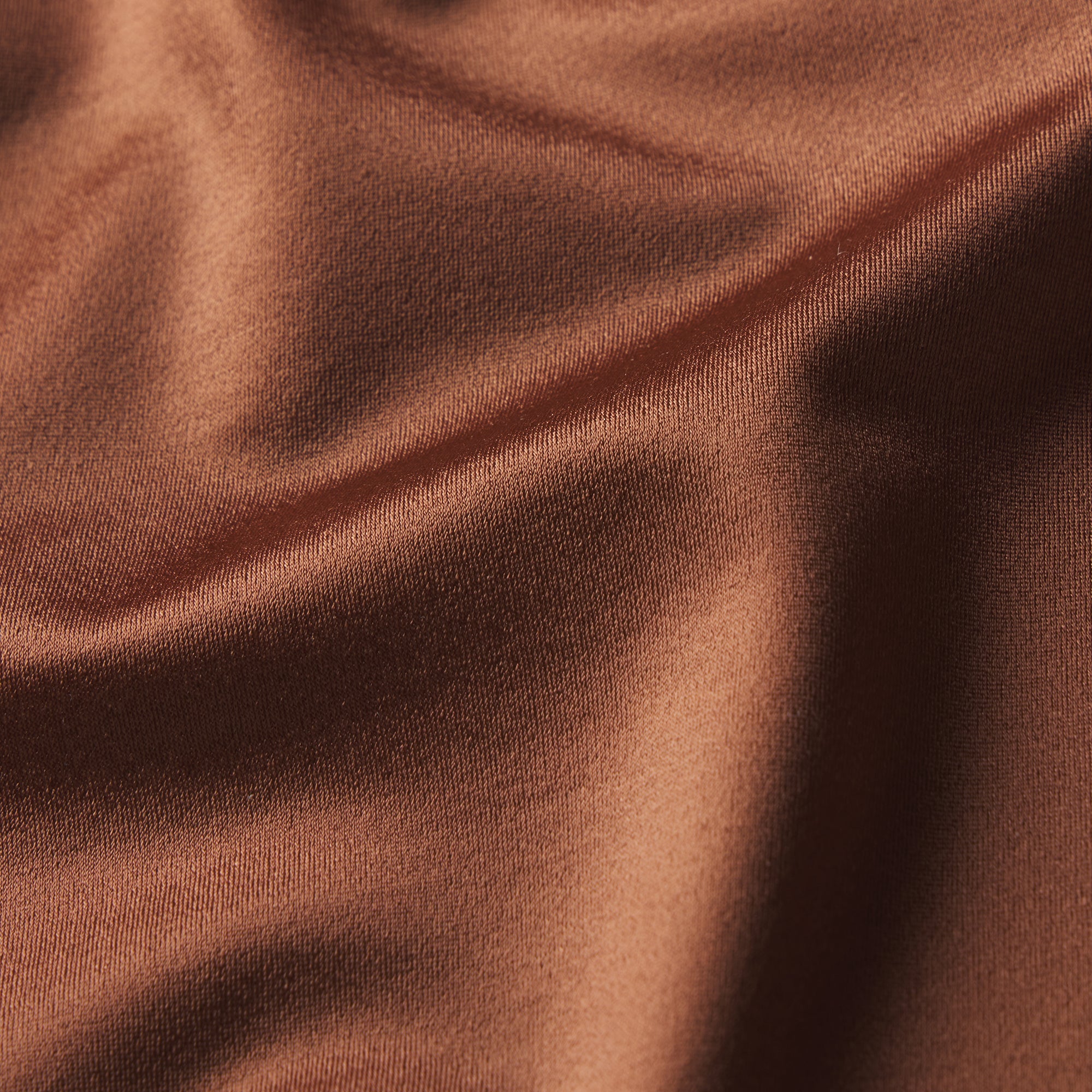 NikeSKIMS SATIN SHINE PANELED 5” BIKER SHORT | CAROB BROWN